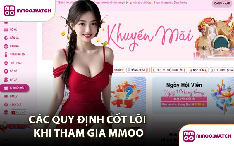 Các Quy Định Cốt Lõi Khi Tham Gia MMOO