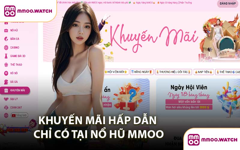 Khuyến Mãi Hấp Dẫn Chỉ Có Tại Nổ Hũ MMOO