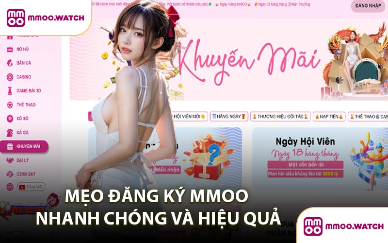 Mẹo Đăng Ký MMOO Nhanh Chóng Và Hiệu Quả