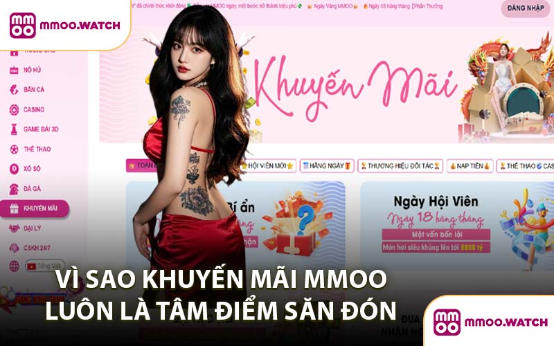 Vì sao khuyến mãi mmoo luôn là tâm điểm săn đón